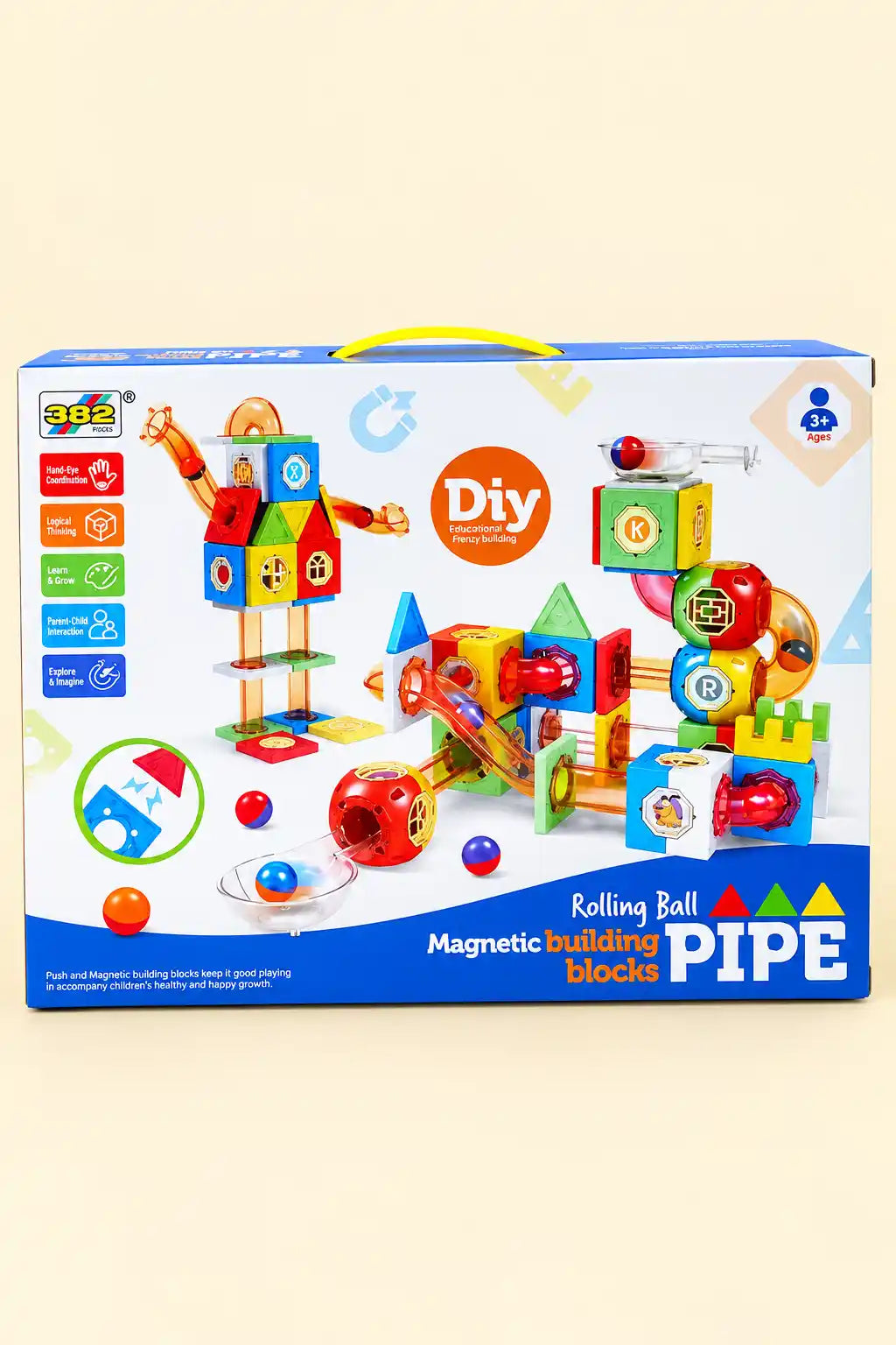 Bloques de 79 piezas magnético de construcción 3D