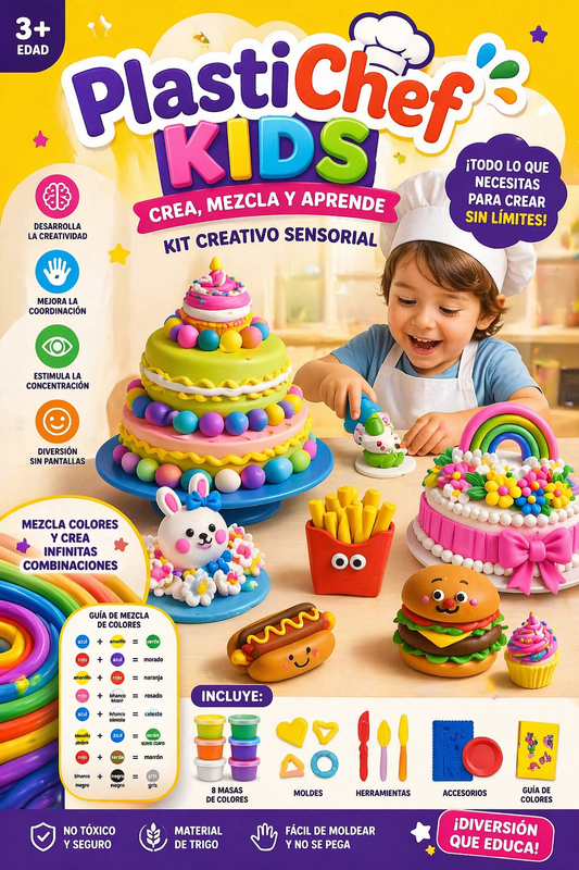 PlastiChef Kids- Kit Creativo Sensorial