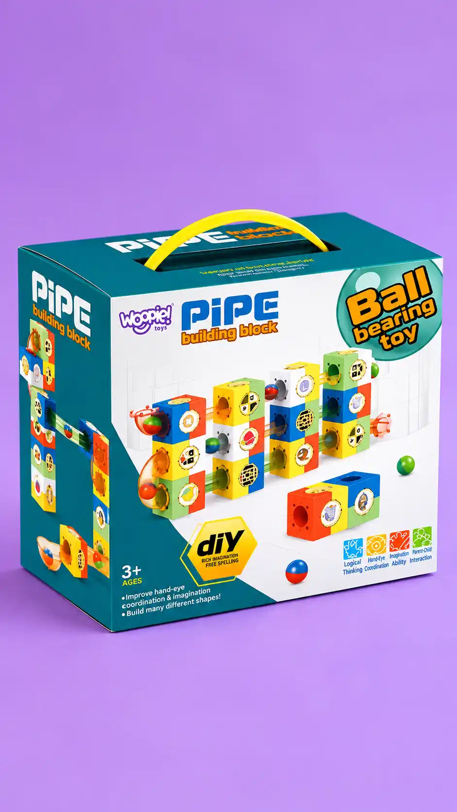 Bloques de 66 piezas de construcción 3D